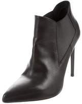 Thumbnail for your product : Saint Laurent Leather Pointed-Toe Booties