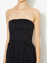 Thumbnail for your product : Tibi Lace Strapless Cotton Dress