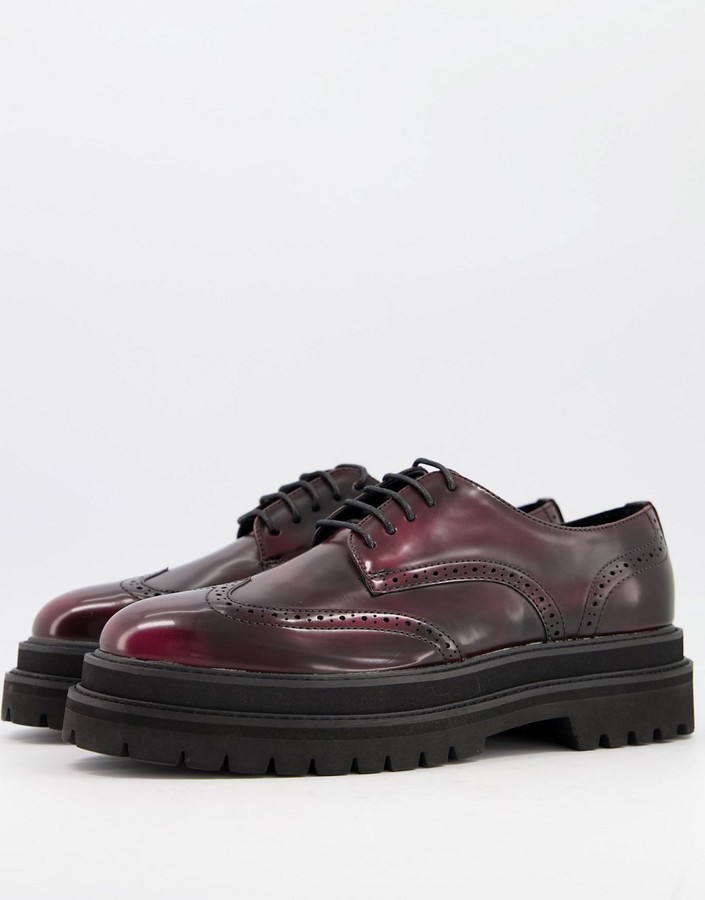 find Men/’s Leather Chunky Brogues