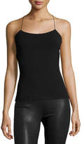 Thumbnail for your product : Alexander Wang alexanderwang.t Strappy Cross-Back Cutout Camisole, Black