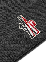 Thumbnail for your product : MONCLER GRENOBLE Logo-Appliqued Virgin Wool Beanie