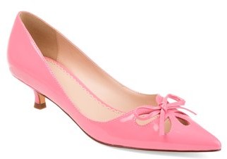 Pink Kitten Heel Pumps | Shop the world 