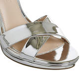 Thumbnail for your product : Office Nickle Platforms Silver Mirror