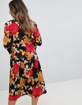 Thumbnail for your product : ASOS Maternity Maternity Column Midi Dress in Floral Print