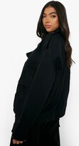 Thumbnail for your product : boohoo Tall Detachable Faux Fur Trim Denim Jacket