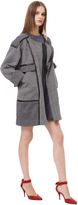 Thumbnail for your product : Rebecca Taylor Tweed & Leather Coat