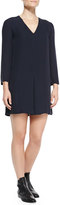 Thumbnail for your product : Theory Trenta Double-Georgette Long-Sleeve Dress