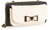 Thumbnail for your product : Betsey Johnson Faux Leather Crossbody Wallet