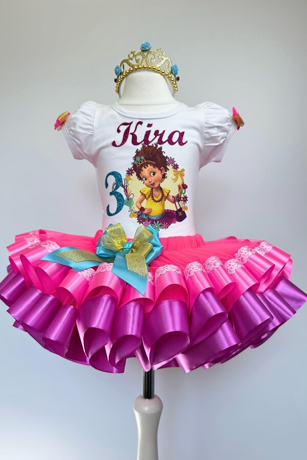 Fancy Girls Birhday Outfit-Fancy Birthday Tutu Set Dress-Girl Party 3 Rd Bday