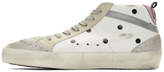 Thumbnail for your product : Golden Goose White Polka Dot Star Mid Sneakers