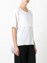 Thumbnail for your product : MM6 MAISON MARGIELA layer effect panel T-shirt