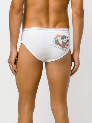 DSQUARED2 graphic printed briefs