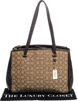 Thumbnail for your product : Coach Beige/Brown Canvas and Leather Stanton Carryall Tote