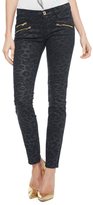 Thumbnail for your product : Juicy Jeans Leopard Faux Leather Moto Pant