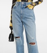 Thumbnail for your product : SLVRLAKE Sierra distressed high-rise jeans