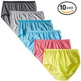 Thumbnail for your product : Fruit of the Loom Women's 10 Pack Original Cotton Brief Panties