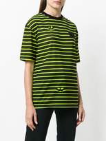 Thumbnail for your product : McQ striped eyes T-shirt