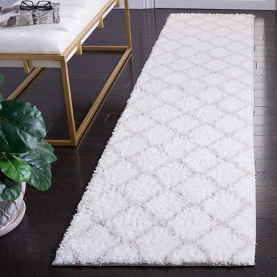 Rosdorf Park Danesh Tahoe Shag Performance Geometric Rug