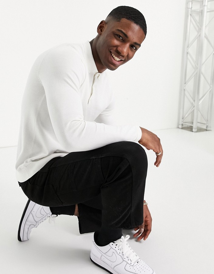 jack and jones long sleeve polo shirts