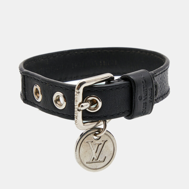 Louis Vuitton Mens Digit Bracelet Black / Silver 19 – Luxe Collective