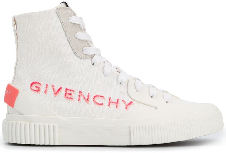 givenchy white high top sneakers