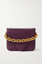 Thumbnail for your product : Bottega Veneta Mount Small Textured-leather Shoulder Bag - Purple - one size