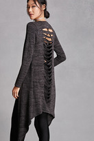 Thumbnail for your product : Forever 21 FOREVER 21+ Draped Ladder-Cutout Cardigan