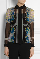 Thumbnail for your product : Erdem Sloane silk-chiffon blouse