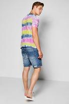 Thumbnail for your product : boohoo Multi Line Tie Dye T Shirt