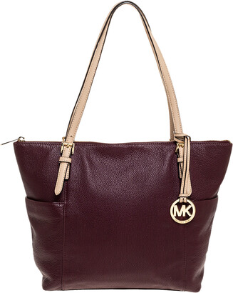 Totes bags Michael Kors - Jet Set top zip bright red leather tote