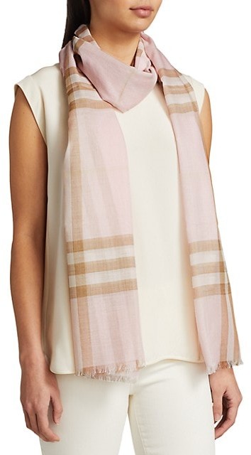 burberry gauze scarf sale