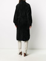 Thumbnail for your product : Drome Shearling Button-Up Coat
