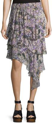 Etoile Isabel Marant Jeezon Floral-Knit Cotton Skirt