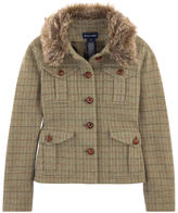 Thumbnail for your product : Ralph Lauren Tweed jacket with a fur collar