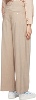 Thumbnail for your product : Ganni Beige Melange Suiting Trousers