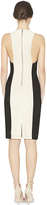 Thumbnail for your product : Alice + Olivia Dex Suede Colorblock Fitted Dress