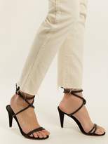Thumbnail for your product : Isabel Marant Abigua Tie Ankle Leather Sandals - Womens - Black
