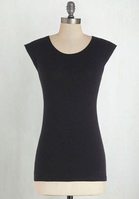 Downeast Basics Tanks Very Much Cotton Top in Black