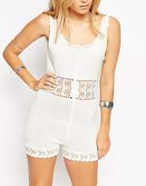 Thumbnail for your product : ASOS Crochet Romper