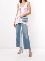 Thumbnail for your product : Wildfox Couture Lip Print Longline Tank Top