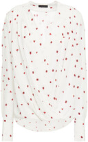 Thumbnail for your product : Rag & Bone Wrap-effect Floral-print Jacquard Blouse