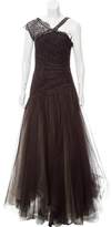 Thumbnail for your product : BCBGMAXAZRIA Lace-Accented Gown
