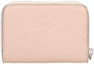 Christian Louboutin Pink Leather Panettone Coin Wallet