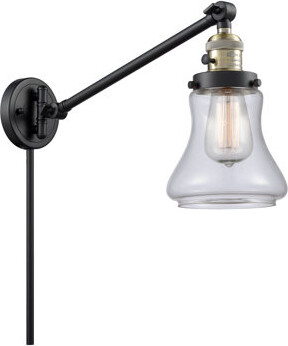 Beachcrest Home Edda 1 - Light Plug-in Brushed Satin Nickel Swing Arm