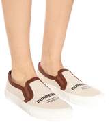 Thumbnail for your product : Burberry Delaware slip-on sneakers