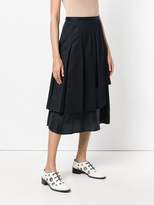 Thumbnail for your product : Comme des Garcons layered mid-length skirt
