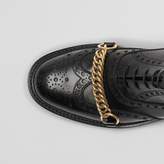 Thumbnail for your product : Burberry Link and Brogue Detail Leather Boots