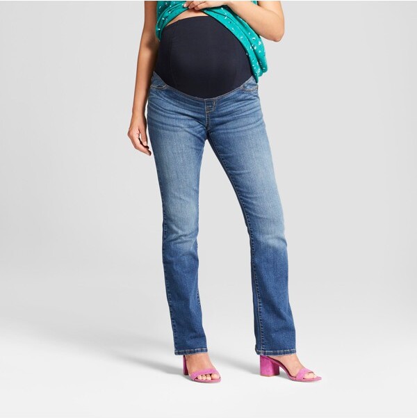Over Belly Bootcut Maternity Jeans - Isabel Maternity by Ingrid & Isabel™  Dark Wash - ShopStyle