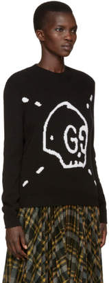 Gucci Black GucciGhost Knit Sweater
