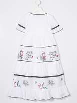 Thumbnail for your product : Patrizia Pepe Junior contrast panel dress